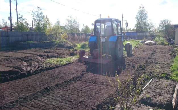Вспашка огородов, газонов, земли, садов, целины Сургут